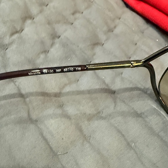 Tom Ford Shiny dark bronze sunglasses. In great condition. - Picture 9 of 13